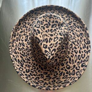 Leopard print hat